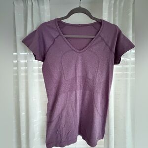 Lululemon Purple V-Neck Women's Top